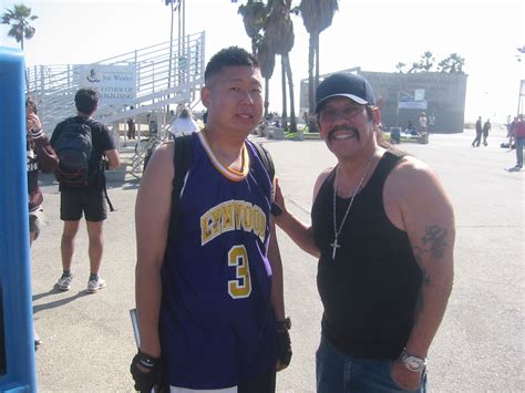 get off the computer: danny trejo spotted at venice beach