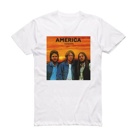 America Homecoming Album Cover T-Shirt White – ALBUM COVER T-SHIRTS