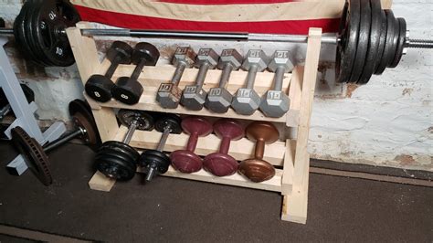 Wooden Dumbbell Rack | DIY Workout Equipment - YouTube