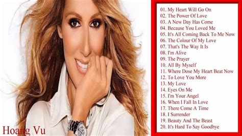 Best songs of Celine dion - Celine Dion greatest hits full songs 2015 | Celine dion greatest ...