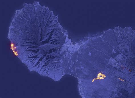 Wildfire Wreaks Havoc in Lahaina, Maui: A Satellite’s View of Devastation