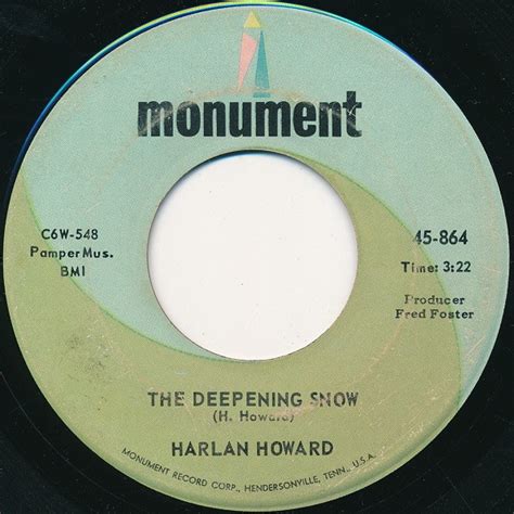 Harlan Howard – The Deepening Snow (1964, Vinyl) - Discogs