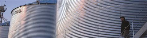 Westeel Unstiffened Wide Corr® Grain Bins