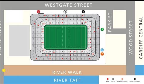 Principality Stadium Seating Map | Seating plan, Millennium stadium ...