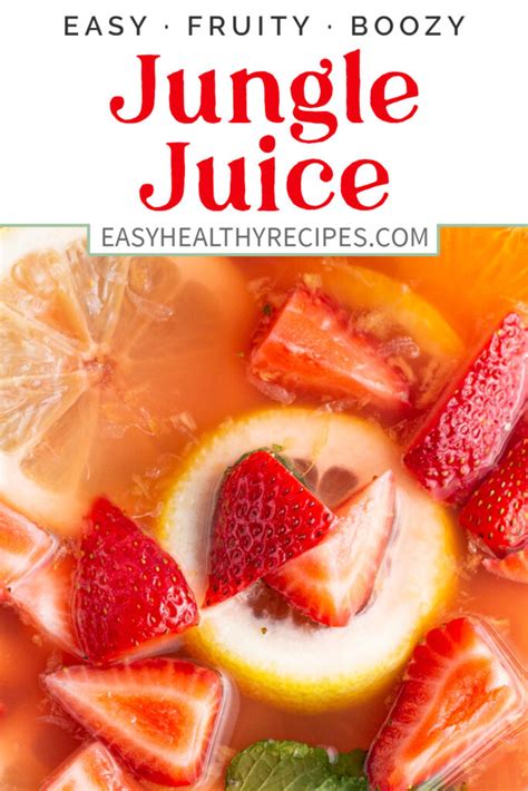 Jungle Juice Recipe - Easy Healthy Recipes