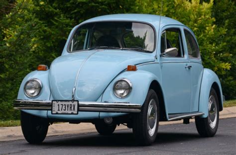 1974 74 VW VOLKSWAGENâ€“CLASSIC BEETLE BUG, NO RESERVE BABY BLUE AUTO ...