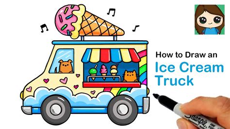 Ice Cream Truck Drawing