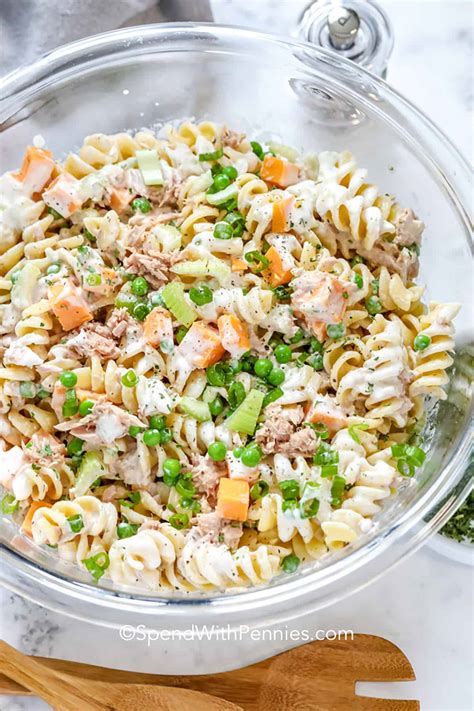 Creamy Tuna Pasta Salad – Spend With Pennies - Be Yourself, Feel Inspired