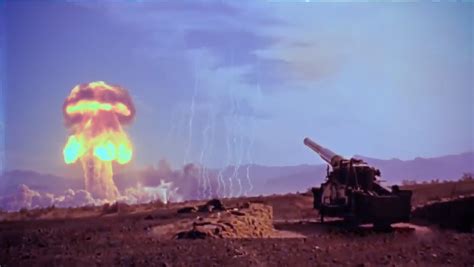 US Nuclear artillery weapons test: Upshot-Knothole 'Garble' - a gun ...