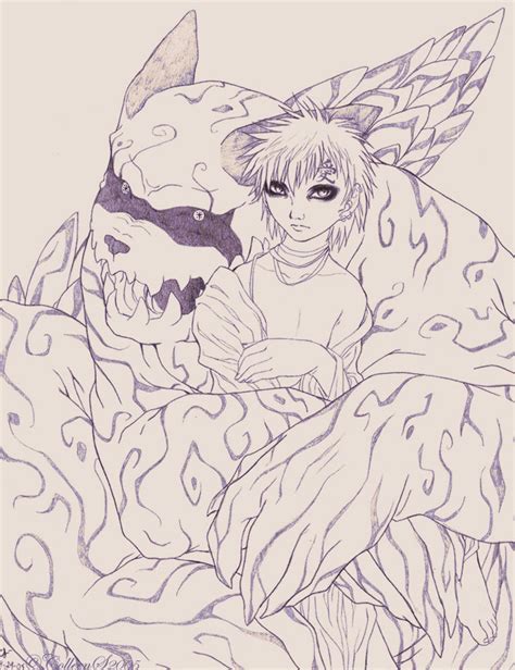 Shukaku and Gaara by mreviver on DeviantArt