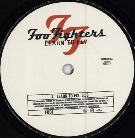 Foo Fighters Learn To Fly UK 7" vinyl single (7 inch record / 45) (265246)