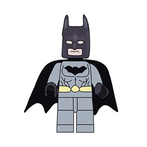 How to Draw Lego Batman - Easy Drawing Tutorial For Kids