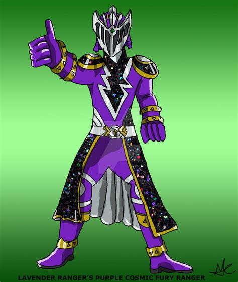 Purple Cosmic Fury Ranger by LavenderRanger on DeviantArt