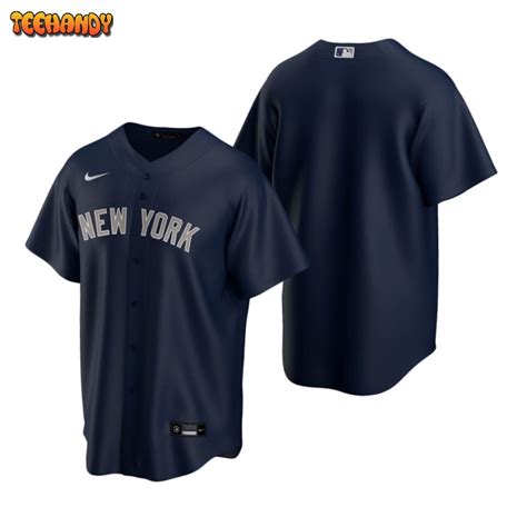 New York Yankees Team Navy Replica Alternate Jersey