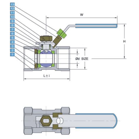 China 1 pc threaded ball valve Manufacturers and Suppliers | Newsway