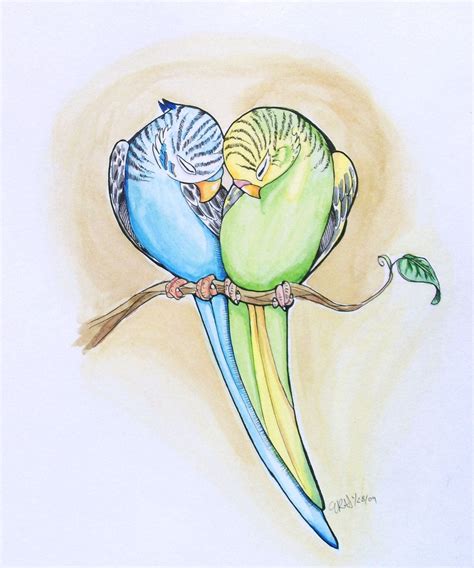 green parrot tattoo - Google Search | Parakeet art, Animal drawings ...