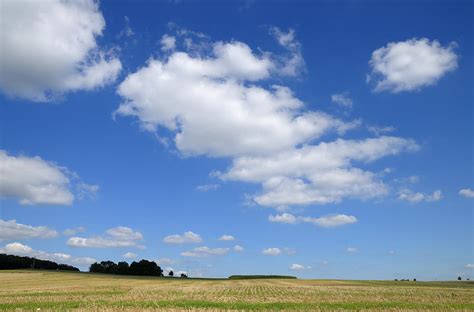 Summer Landscape Blue Sky With Clouds Photograph by Matthias Hauser