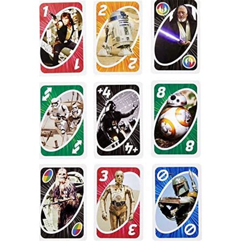 UNO Star Wars Matching Card Game Featuring 112 Cards