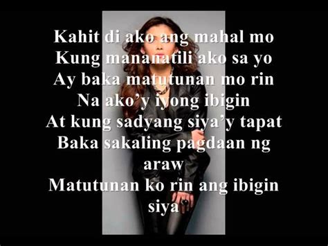 Mahal ko o Mahal ako - KZ Tandingan with Lyrics Acordes - Chordify