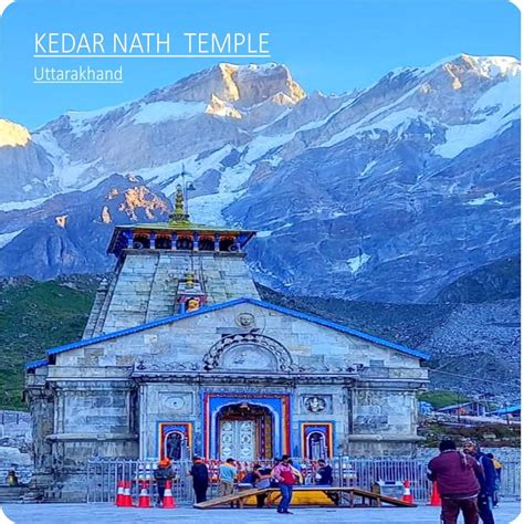 Buy Royal Heritage Arts Fridge Magnet : KEDARNATH Temple (Size 3.25 X 3 ...