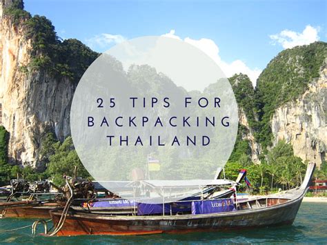 25 Tips For Backpacking Thailand