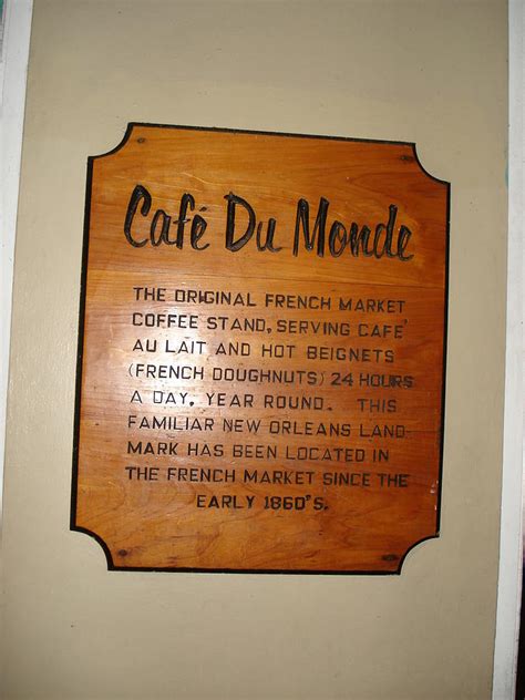 Cafe Du Monde History Photograph by Shante DeLoache - Fine Art America