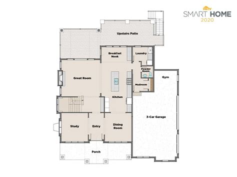 Discover the Floor Plan for HGTV Smart Home 2020 | Floor plans, Hgtv ...