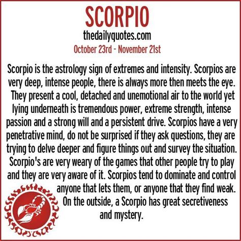 Scorpio Zodiac Sign Meaning