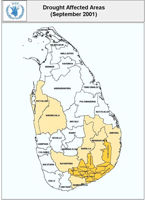 Sri Lanka Drought Affected Areas - Sri Lanka | ReliefWeb