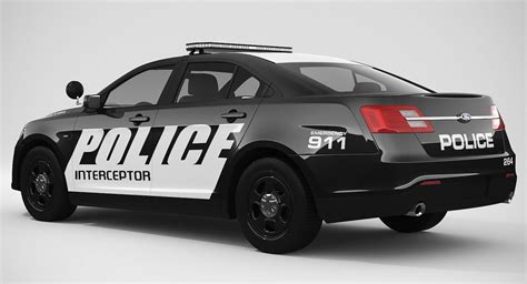 Ford Taurus Police - 3D Model by 3dacuvision