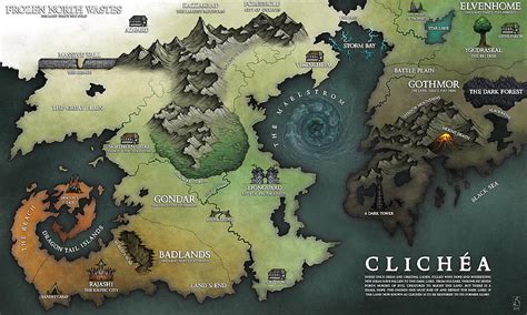 HD wallpaper: Clichea Elvenhome continent wallpaper, map, fantasy art ...