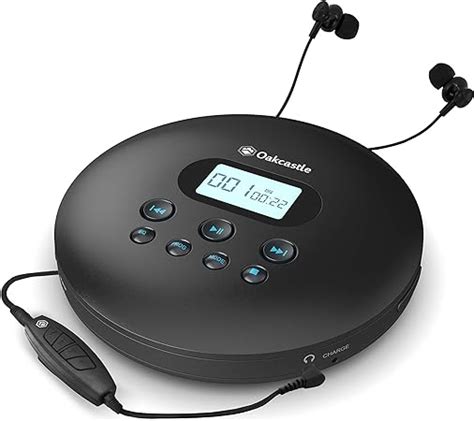 Oakcastle CD100 - Lecteur CD Portable rétro avec Bluetooth, baladeur CD ...