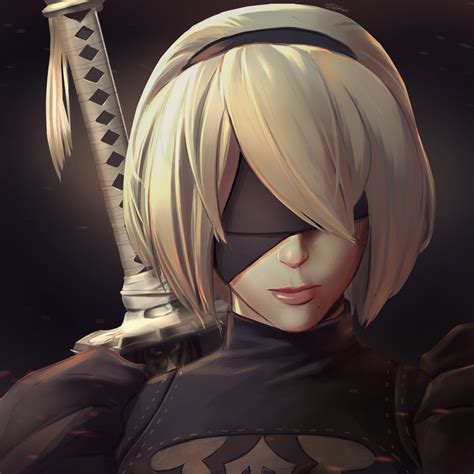 My fanart of 2B from Nier Automata | Nier automata, Automata, Neir automata