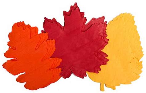 Tissue Paper Fall Leaves - 96pcs - Table Decor - Fall and Halloween - Holiday Crafts