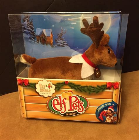 Elf On a Shelf Reindeer Plush with Story Book A Reindeer Tradition Elf ...