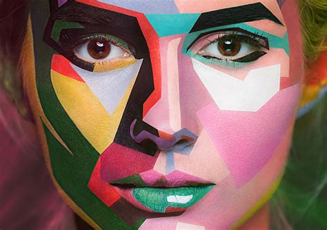 2D or not 2D: Amazing Face Paintings by Valeriya Kutsan | Daily design inspiration for creatives ...