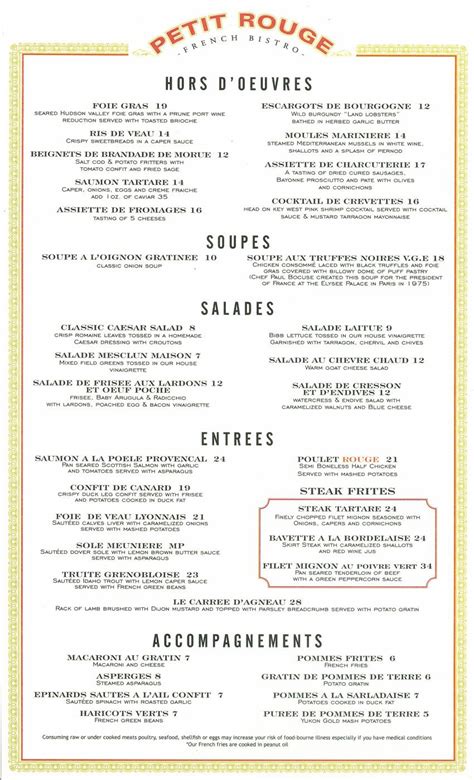 french bistro menu template - Google Search | Menu | Pinterest | Menu templates, French bistro ...