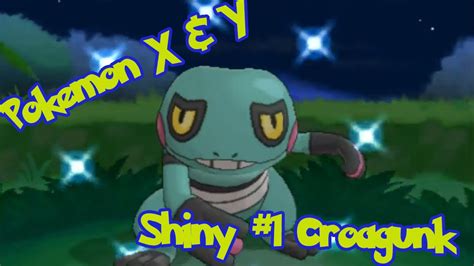 Live Shiny Croagunk 40 Pokeradar - Pokemon X & Y - YouTube