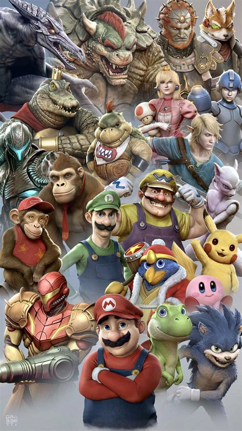 More gritty Super Smash Bros. Ultimate artwork from Raf Grassetti 1 out of 6 image gallery