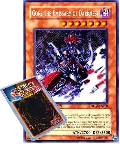 Amazon.com: Yu Gi Oh YuGiOh : DLG1-EN000 Limited Ed Gorz The Emissary of Darkness Secret Rare ...