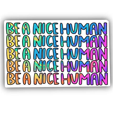 Sticker 'be A Nice Person' - Etsy