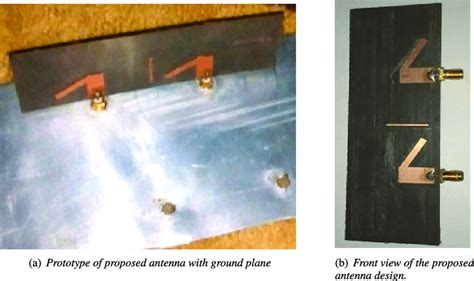 Prototype of the proposed antenna design. | Download Scientific Diagram