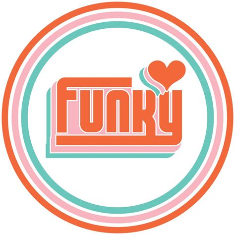 Funky Groovy Logo Design | Retro logo design, Hippie logo design, Branding mood board inspiration