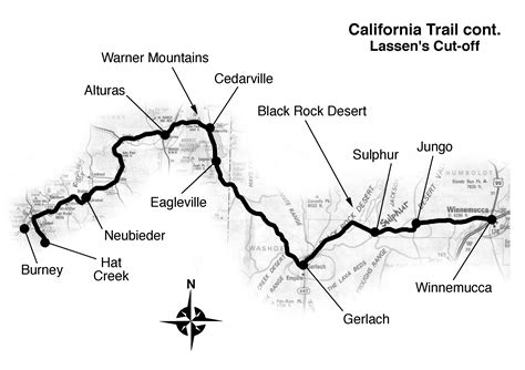 Maps of Gold Rush route | Brickbats