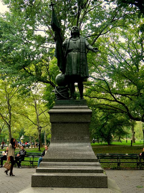 Columbus Statue, Central Park | New York City Places and Spaces ...