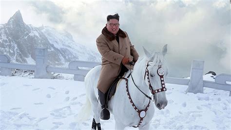 Kim Jong Un's horseride: North Korean leader takes visit to symbolic ...