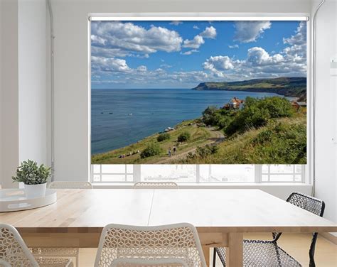 Robin Hoods Bay On North Yorkshire Coast Roller Blinds – Art Fever