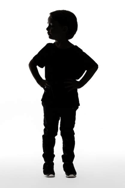 Free Photo | Classic portrait silhouette of kid