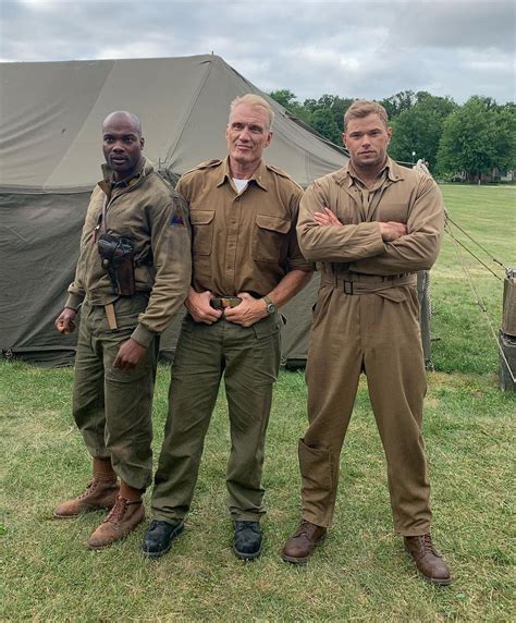 Dolph Lundgren on Instagram: “With some of my brothers in arms on the set of ‘Come Out Fighting ...