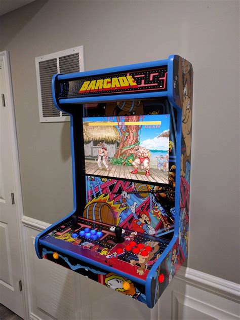 Save Money and Space with This Custom Wall-Mounted Arcade Machine | Arcade machine, Retro arcade ...